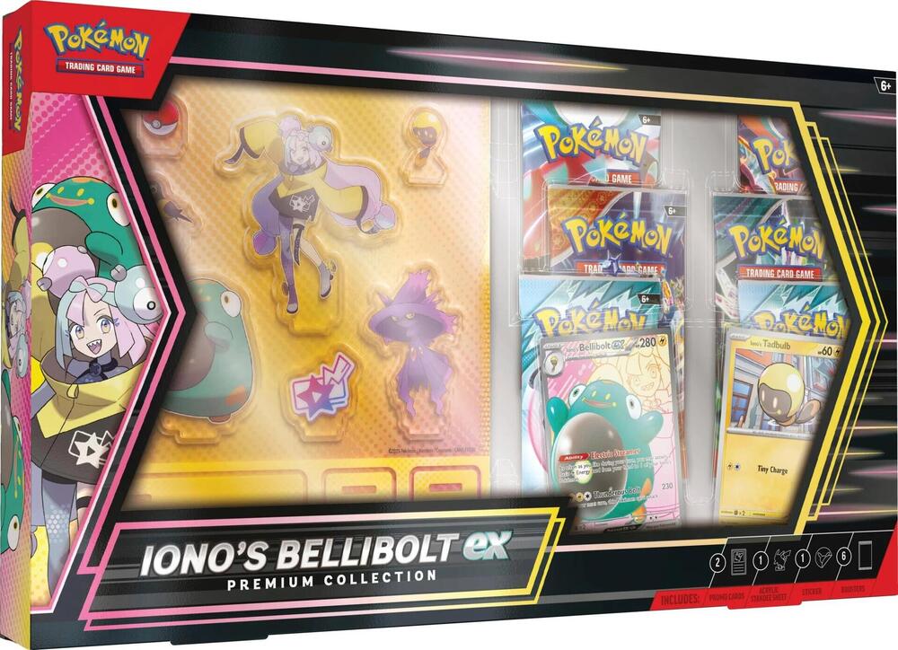 Iono’s Bellibolt ex Premium Collection - Miscellaneous Cards & Products Pre order Releases April 11th