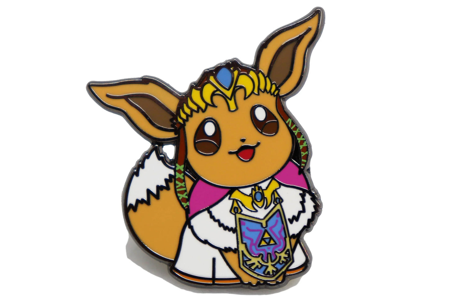 Eevee Princess Zelda Enamel Pin