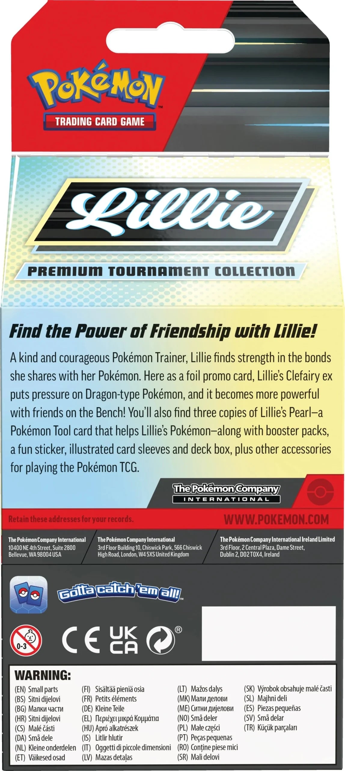 Pokémon - Trading Card Game: Lillie Premium Tournament Collection Pre order releases April 25th