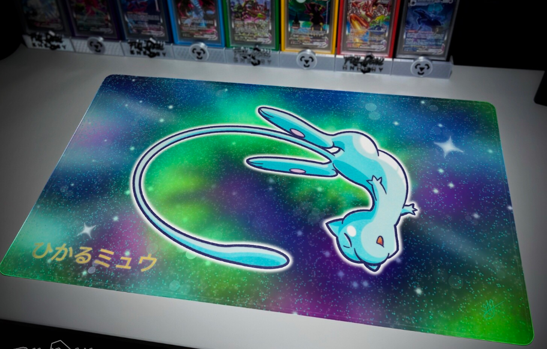 Shining Mew Play/Desk Mat (Stitched)