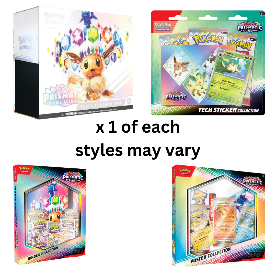 Prismatic Evolution Product bundle SEE DESCRIPTION Pre Order (Release Date:01/17/2025)